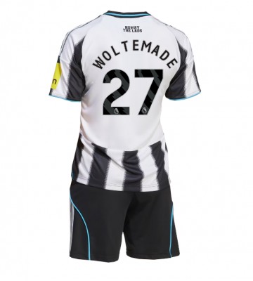 Newcastle United Nick Woltemade #27 Hemmatröja Barn 2025-26 Kortärmad (+ Korta byxor)